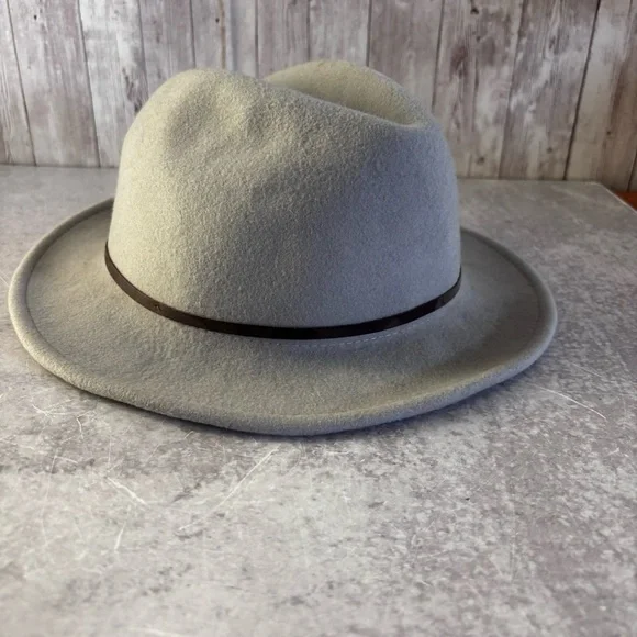 Yellow 108 Luke Merino Wool Fedora - Picture 3 of 6